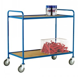 Tray Trolley Plywood Shelves